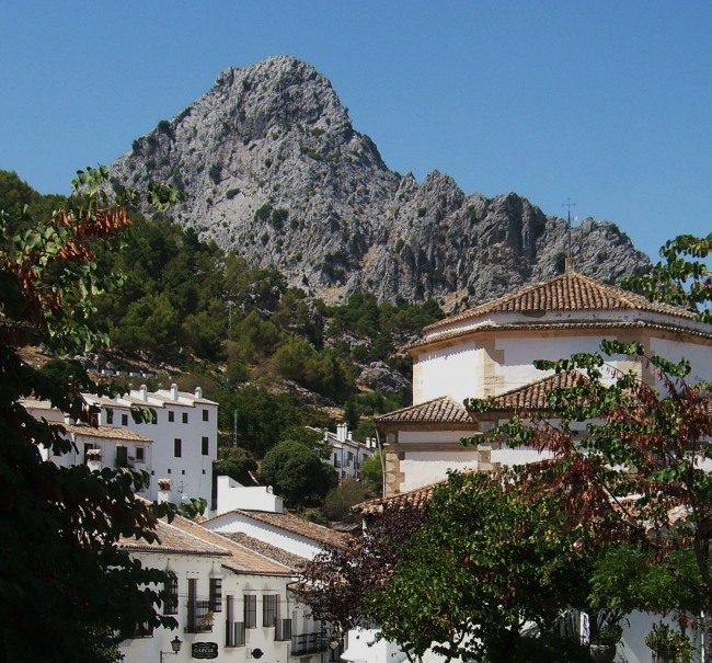 Looking up from Town 2 