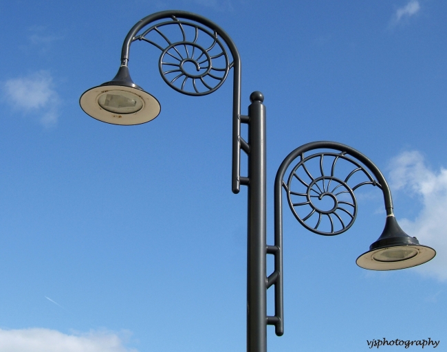 Fossil Lamp post