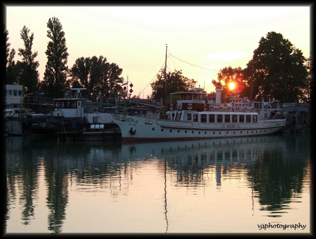 Sunset and Boat