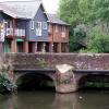 Coloured Buildings and Bridge Exeter